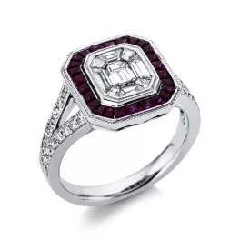 Whitegold Ruby Ring