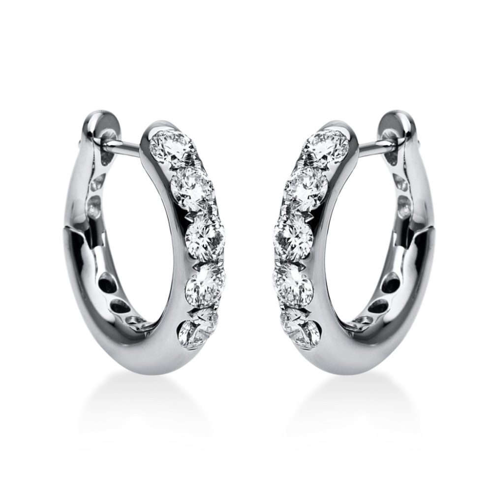 Fehérarany Gyémánt Fülbevaló