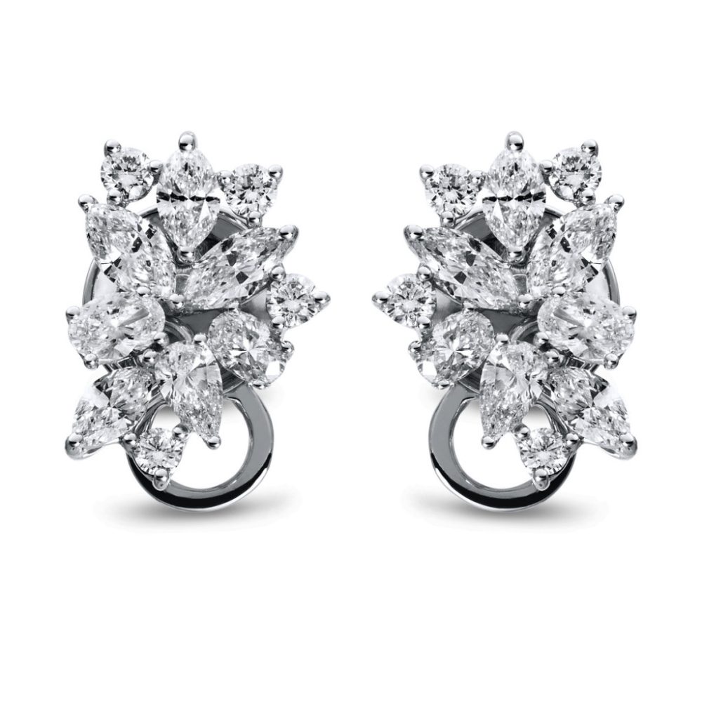 Fehérarany Gyémánt Fülbevaló