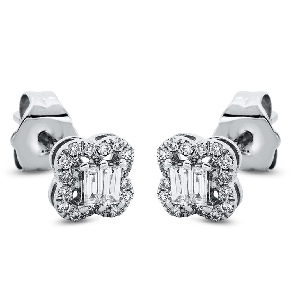 Fehérarany Gyémánt Fülbevaló