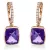 Vörösarany Ametiszt Fülbevaló