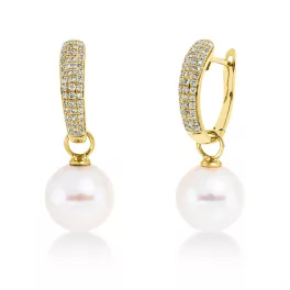 Yellowgold Diamond Earrings