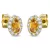 Yellowgold Citrine Earrings