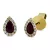 Yellowgold Ruby Earrings