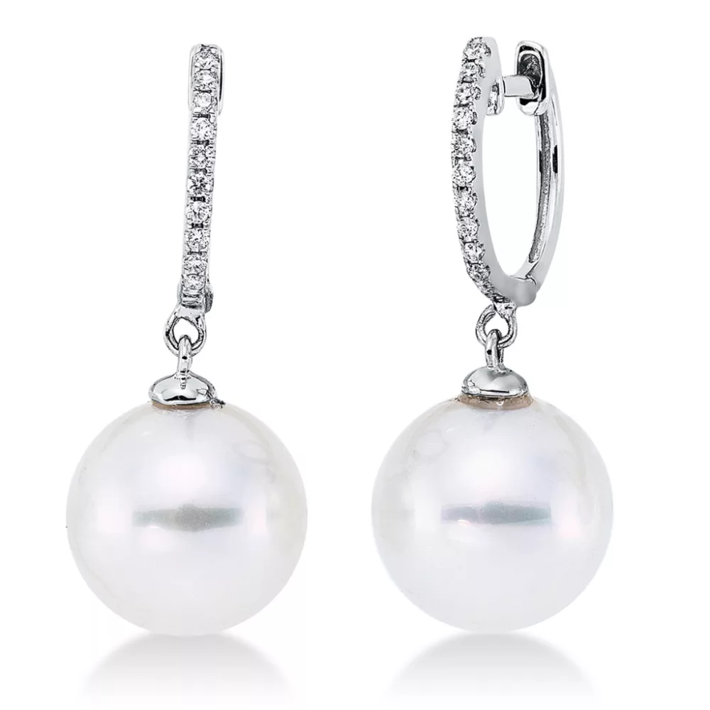 Whitegold Diamond Earrings