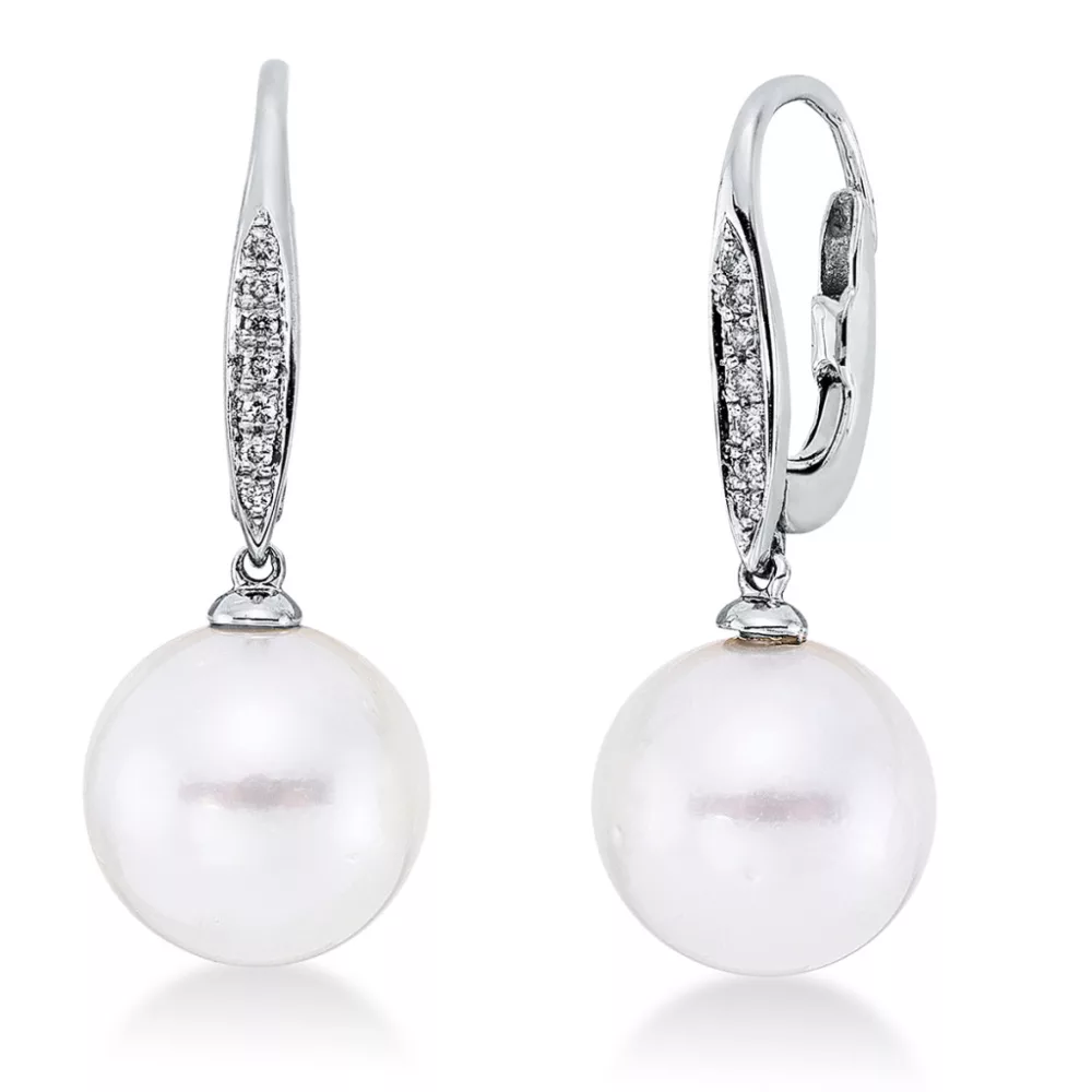 Whitegold Diamond Earrings