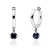 Whitegold Sapphire Earrings