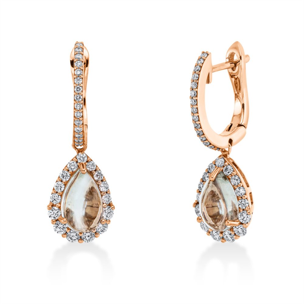 Vörösarany Ametiszt Fülbevaló