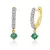 Yellowgold Emerald Earrings