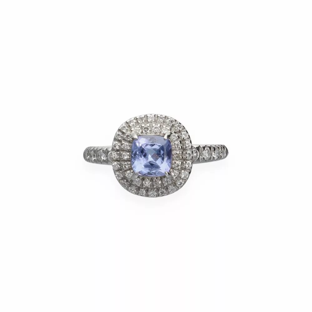 White Gold  Tanzanite Ring