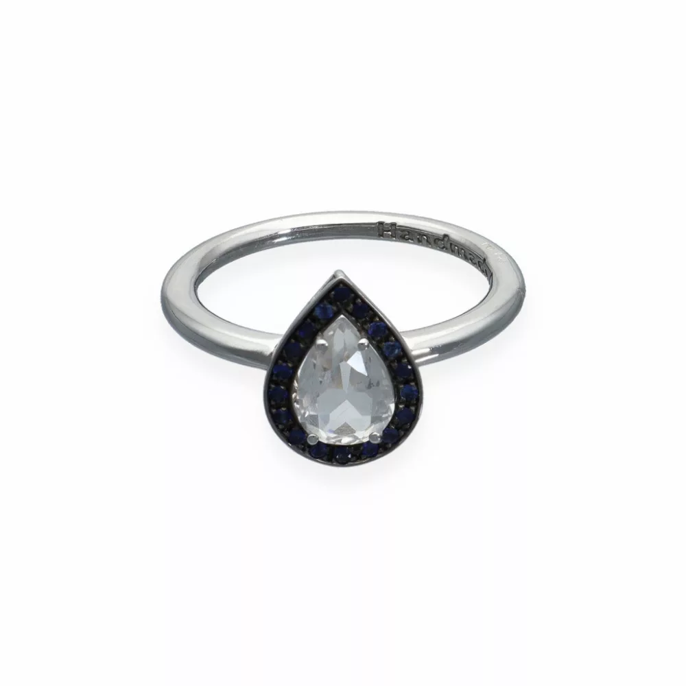 White Gold  Topaz Ring