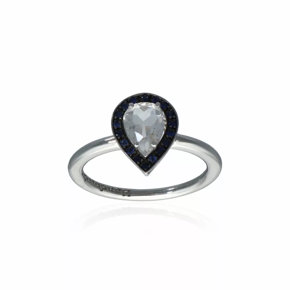 White Gold  Topaz Ring