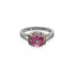 White Gold / Yellow Gold  Topaz Ring