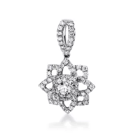 Whitegold Diamond Pendant