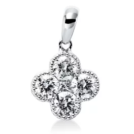 Whitegold Diamond Pendant