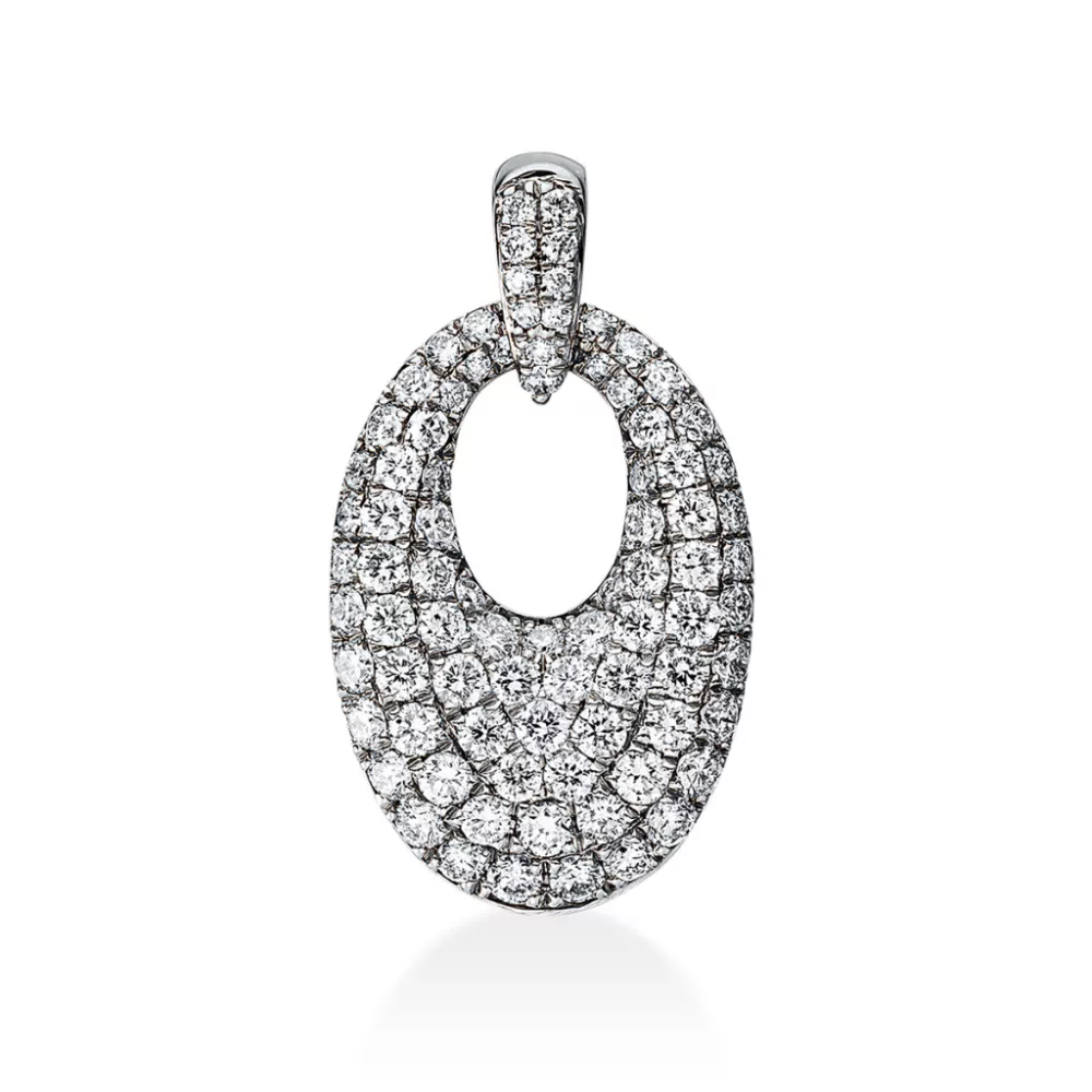 Whitegold Diamond Pendant