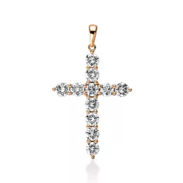 Redgold Diamond Pendant