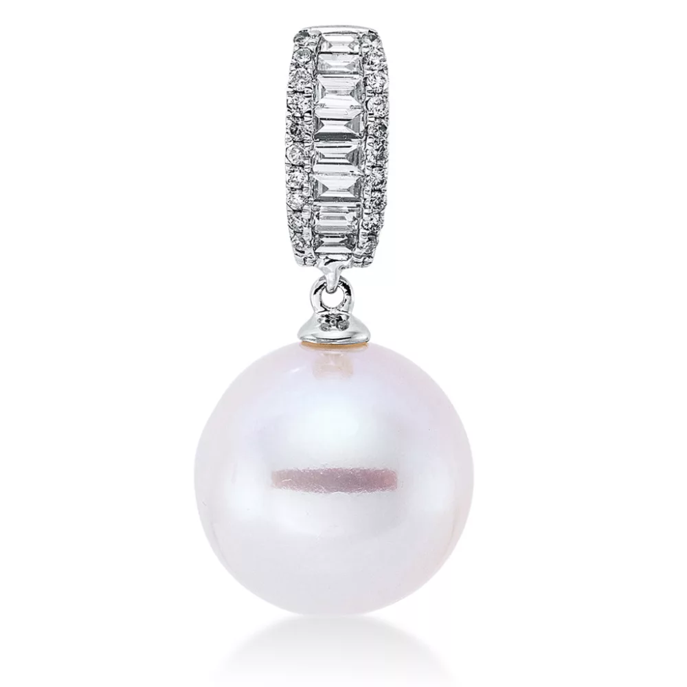 Whitegold Diamond Pendant