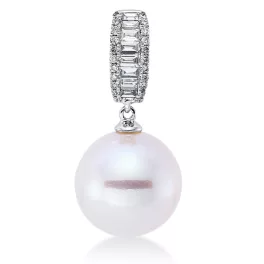 Whitegold Diamond Pendant