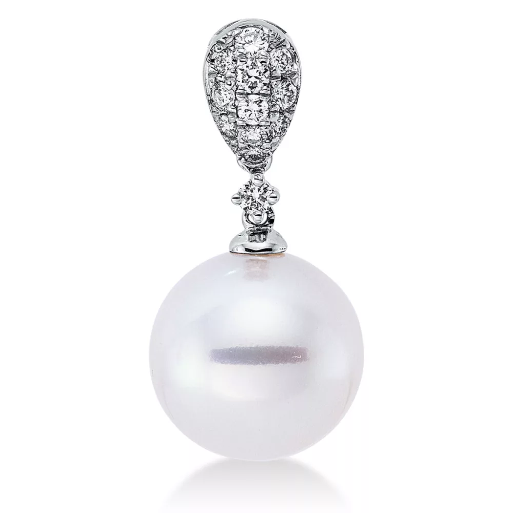 Whitegold Diamond Pendant
