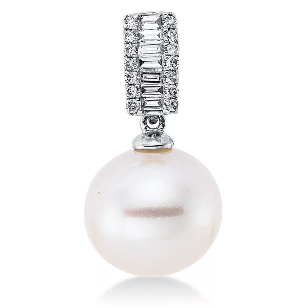 Whitegold Diamond Pendant