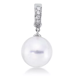 Whitegold Diamond Pendant