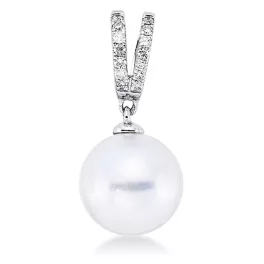 Whitegold Diamond Pendant
