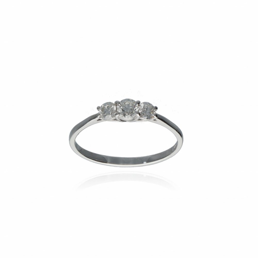 Fehérarany Gyémánt Gyűrű