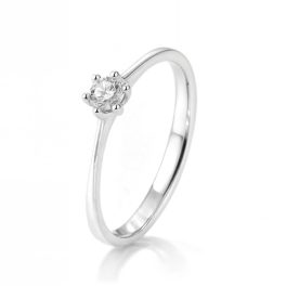 Fehérarany Gyémánt Eljegyzési gyűrű