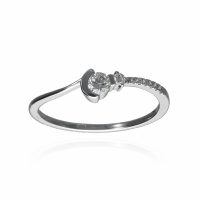 Fehérarany Gyémánt Gyűrű