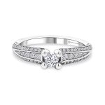 Fehérarany Gyémánt Gyűrű