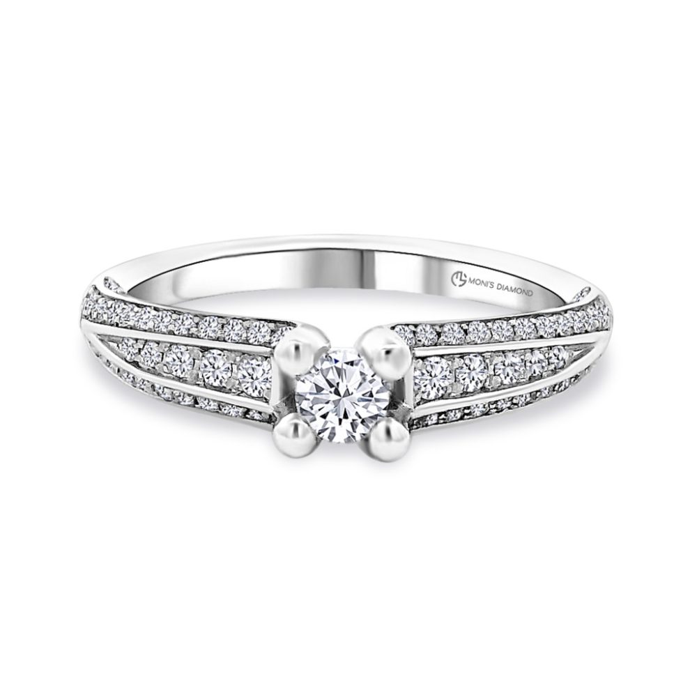 Fehérarany Gyémánt Gyűrű