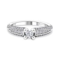 Fehérarany Gyémánt Gyűrű