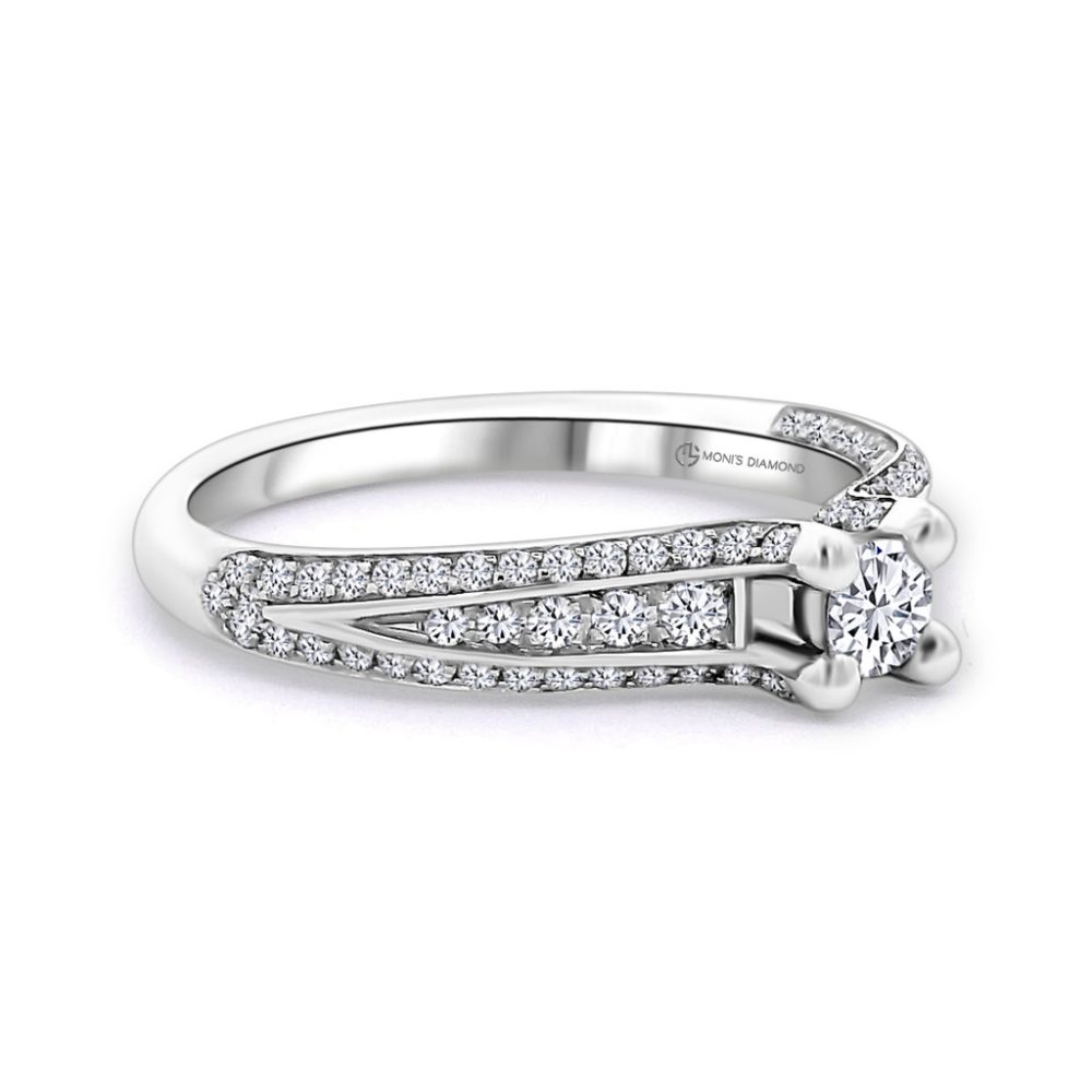 Fehérarany Gyémánt Gyűrű