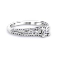 Fehérarany Gyémánt Gyűrű