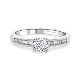 Fehérarany Gyémánt Eljegyzési Gyűrű