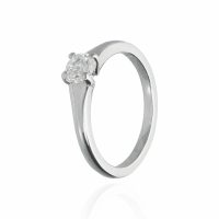 Fehérarany Gyémánt Eljegyzési Gyűrű