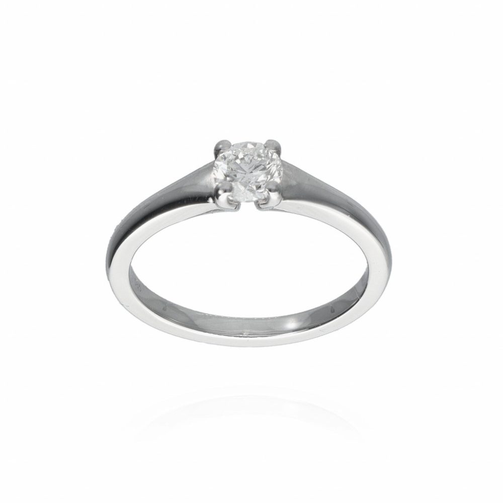 Fehérarany Gyémánt Eljegyzési Gyűrű