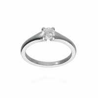 Fehérarany Gyémánt Eljegyzési Gyűrű