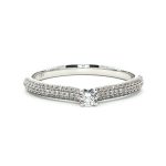 Fehérarany Gyémánt Eljegyzési Gyűrű