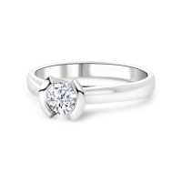 Fehérarany Gyémánt Eljegyzési Gyűrű