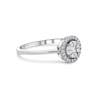 Fehérarany Gyémánt Eljegyzési Gyűrű