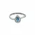 White Gold  Topaz Ring