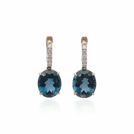 Rosegold Topaz Earrings