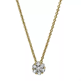 Yellowgold Diamond Necklace