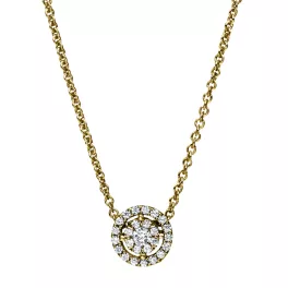 Yellowgold Diamond Necklace