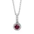 Whitegold Ruby Necklace
