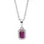 Whitegold Ruby Necklace