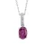 Whitegold Ruby Necklace