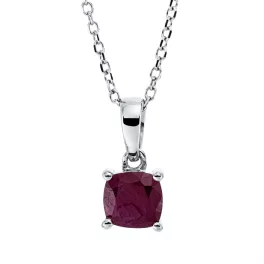 Whitegold Ruby Necklace